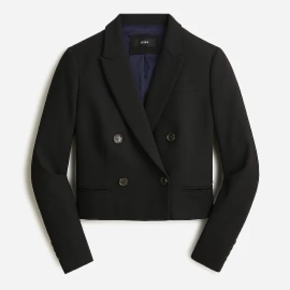 Jcrew Cropped double-breasted blazer in four-season stretch
Item BK751